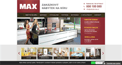 Desktop Screenshot of nabytek-max.cz