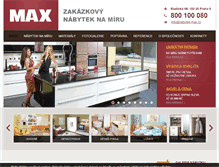 Tablet Screenshot of nabytek-max.cz
